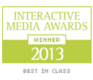 2013 Interactive Media Awards Winner. Best in Class